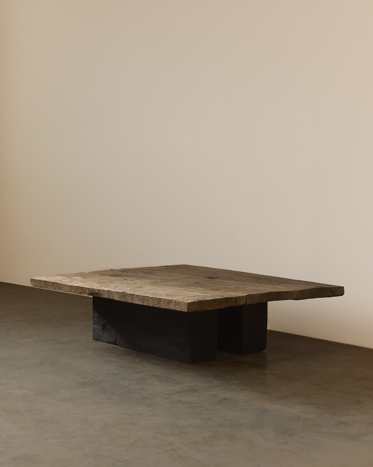 Low table in Reclaimed European Oak