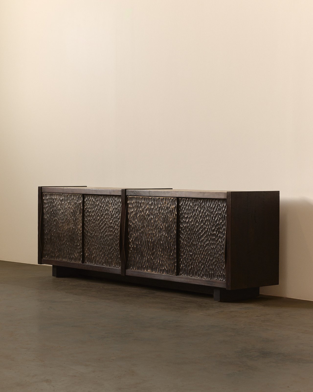 Charred Walnut credenza