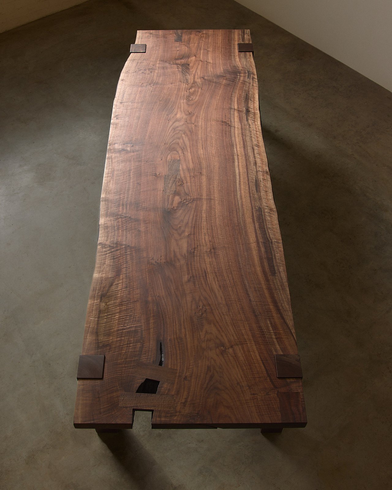Claro Walnut dining table