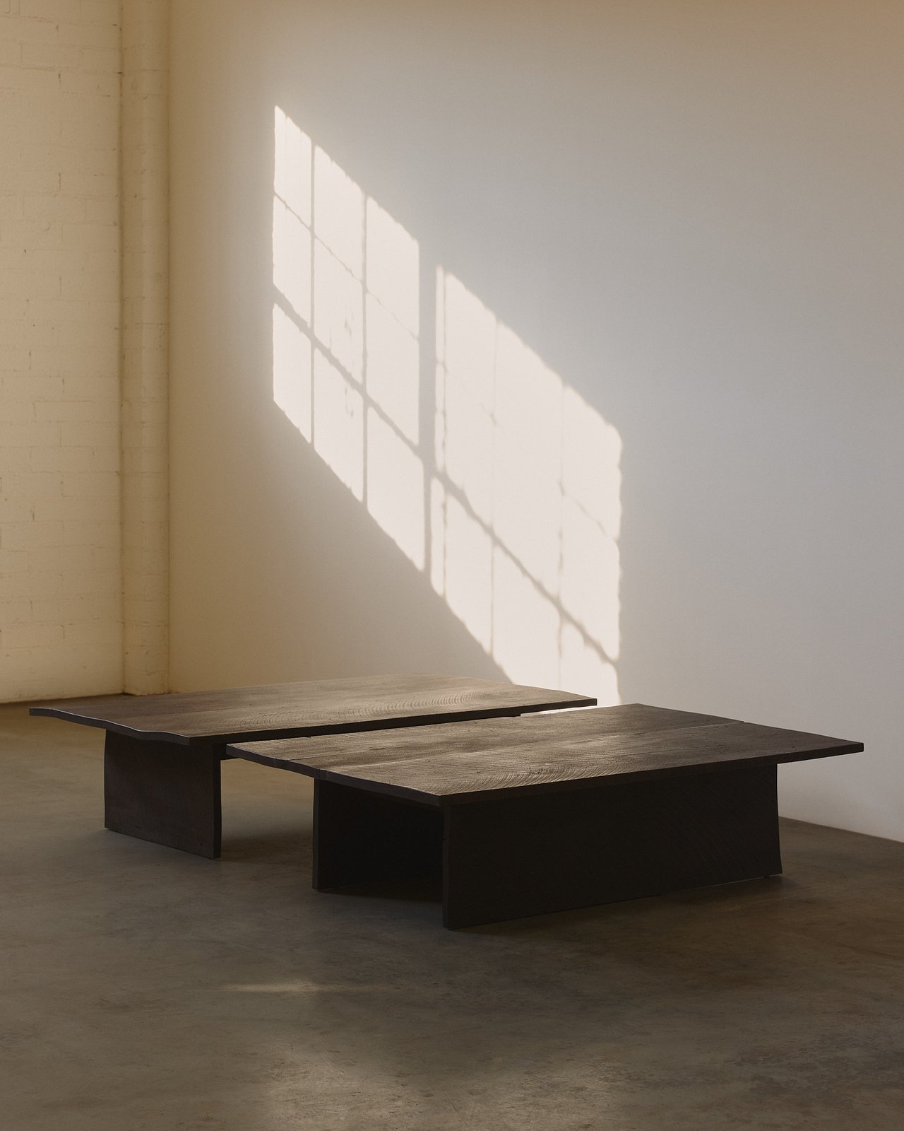 Low table set in Dark Weathered Timber