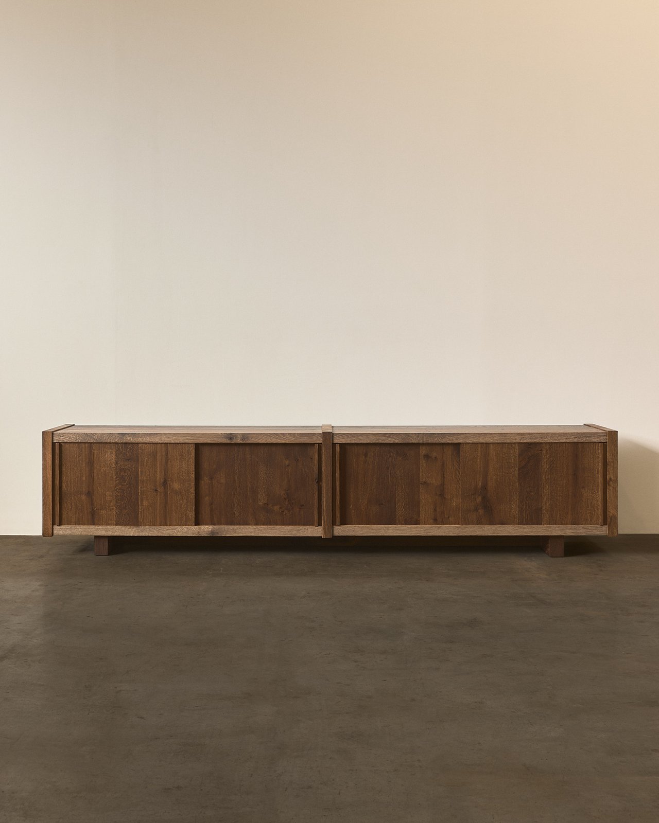 Fumed White Oak credenza
