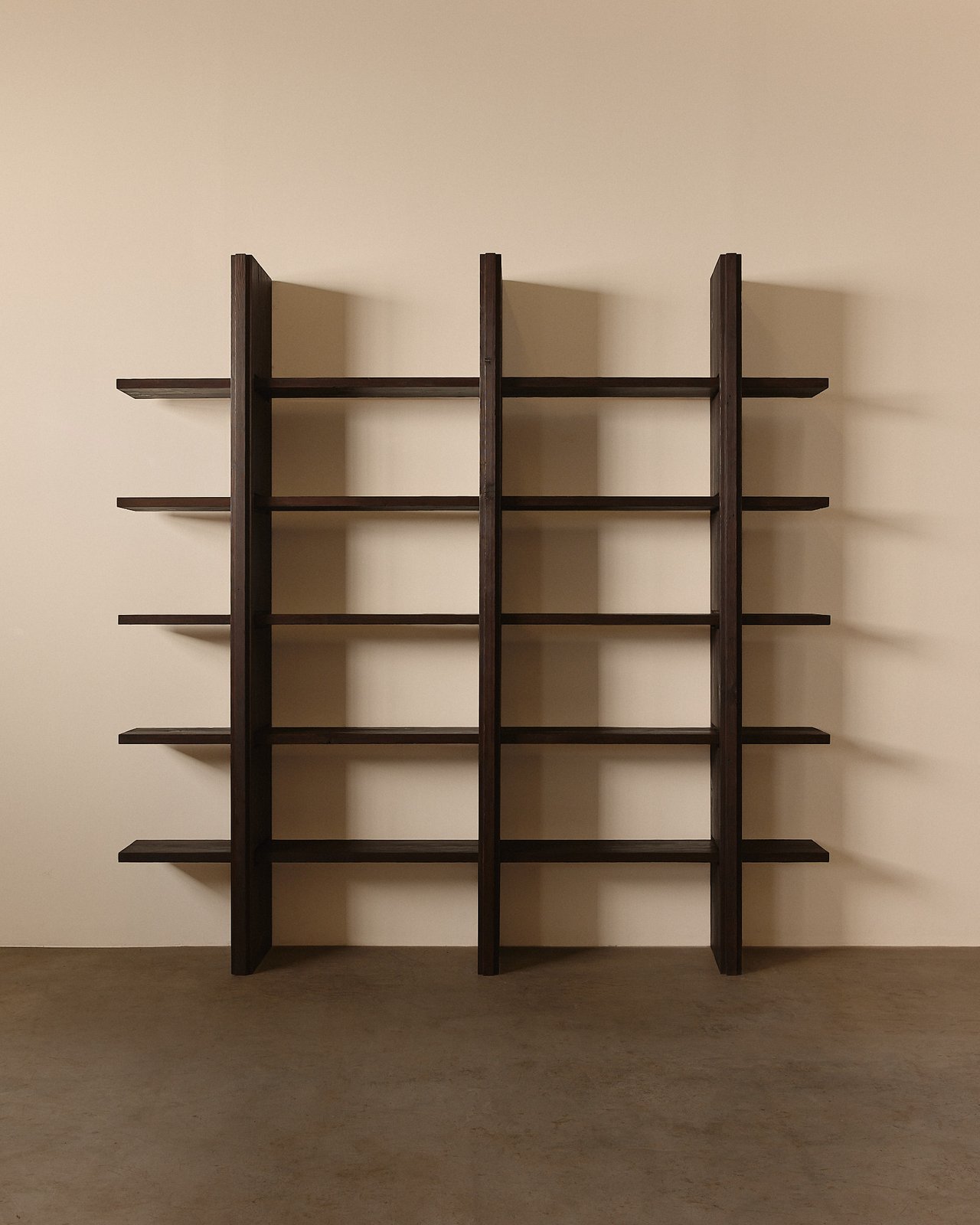 Charred Old Growth Douglas Fir bookcase