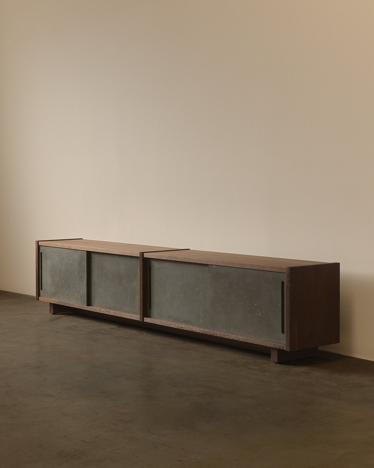 Fumed White Oak credenza