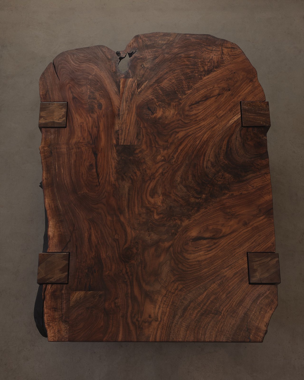 Claro Walnut low table