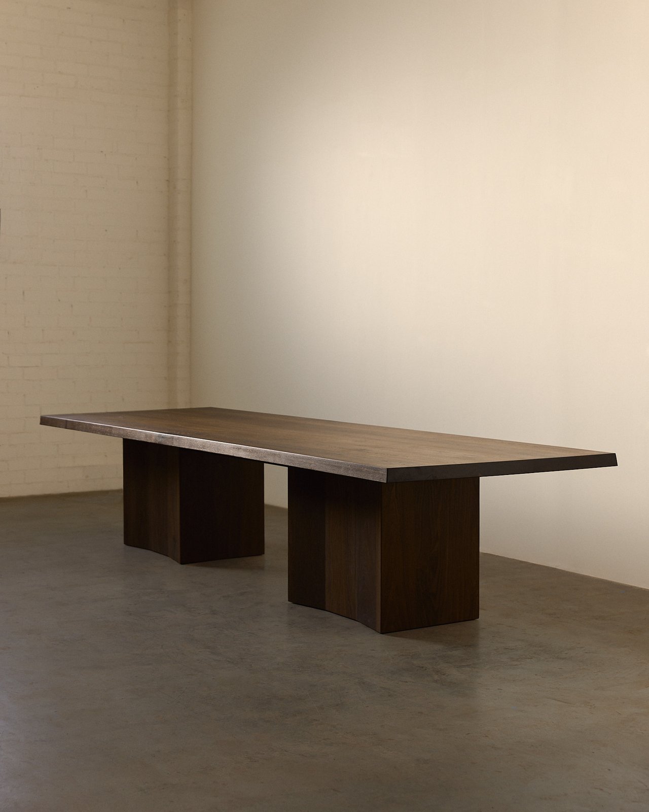 Fumed White Oak dining table