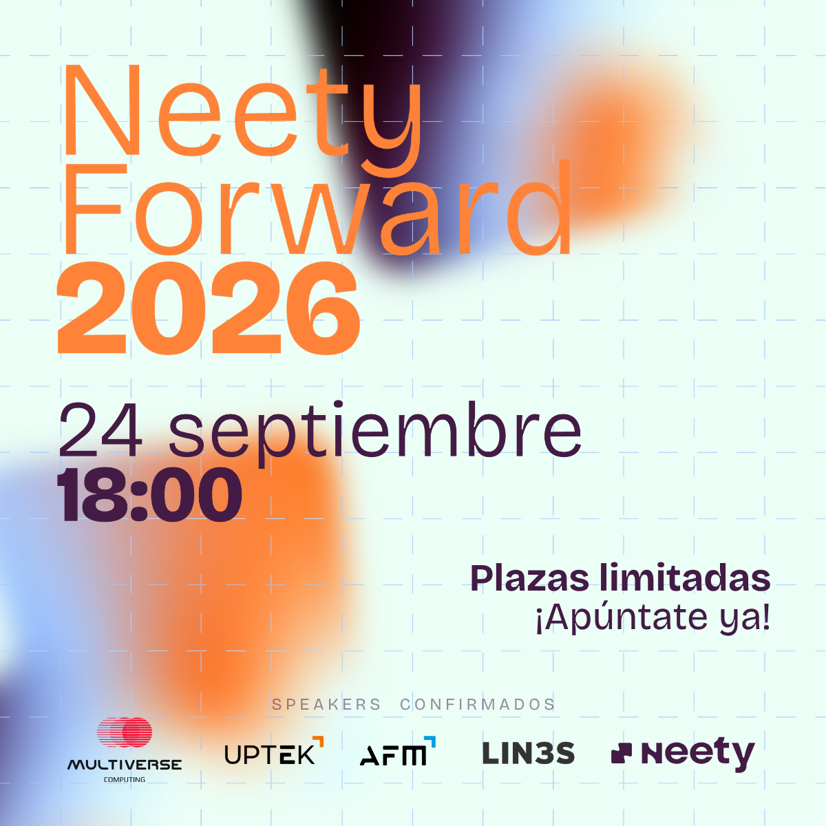 Cartel de Neety Forward 2026: 24 de septiembre, 18:00
