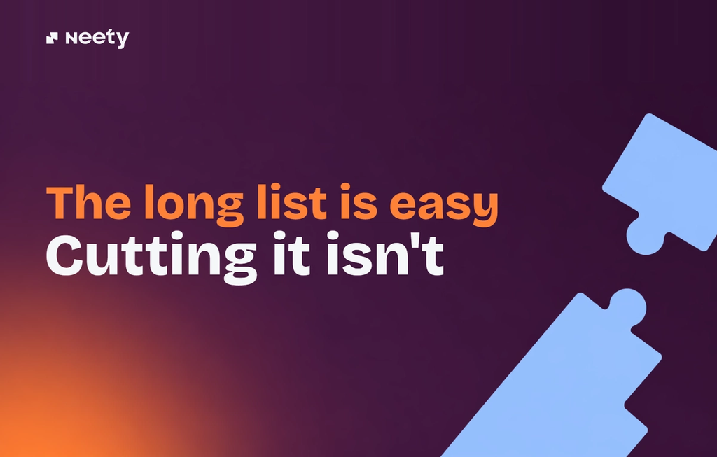 The long list is easy. Cutting it isn't.