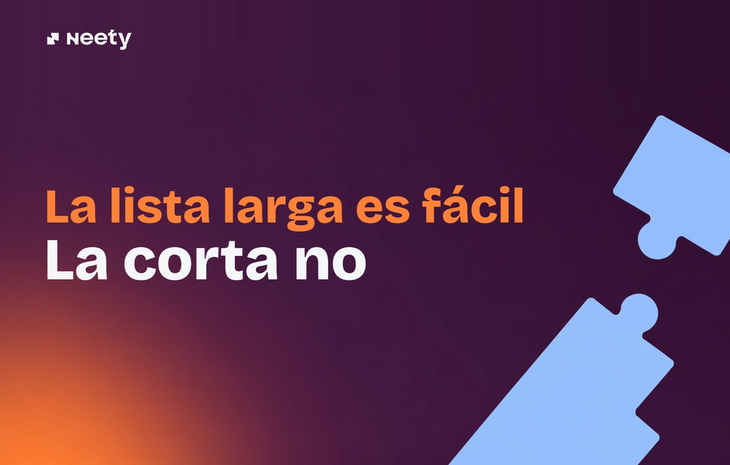 La lista larga es fácil. La corta no.