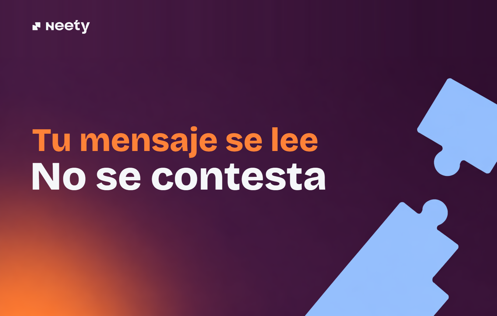 Tu mensaje se lee. No se contesta.