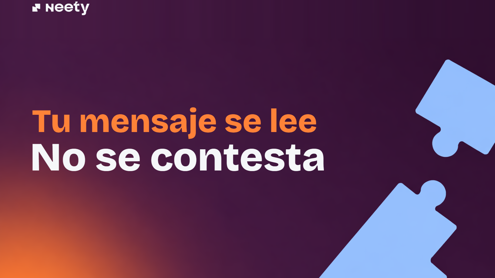 Tu mensaje se lee. No se contesta.