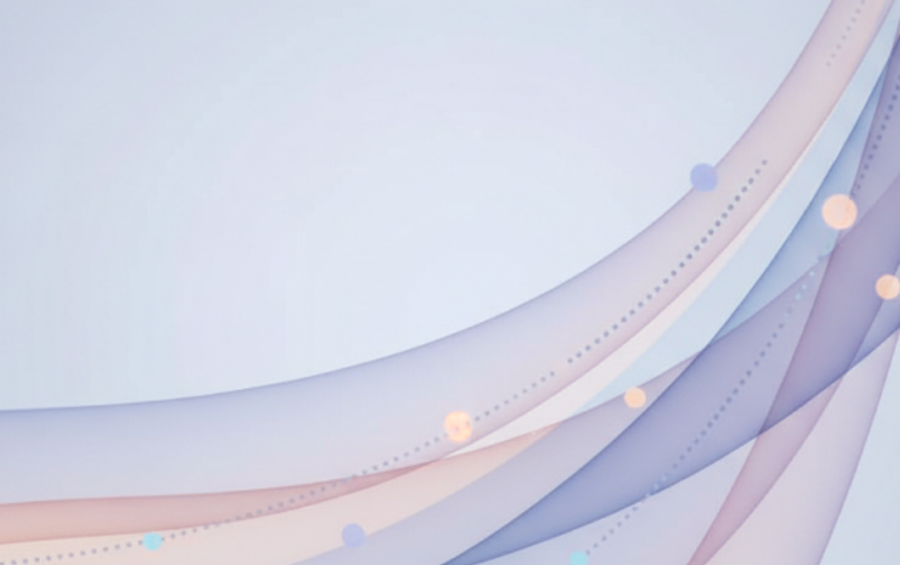 Ilustración abstracta de ondas de color entrelazadas