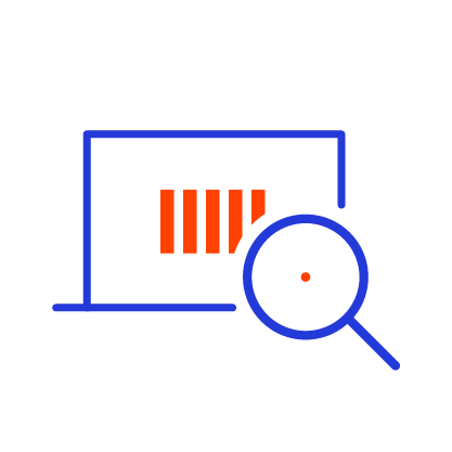Energy efficiency monitoring icon
