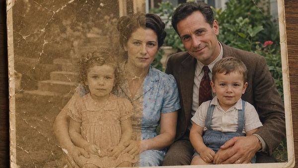 How AI Restores Old, Scratched, and Faded Photos
