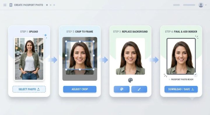 passport photo workflow