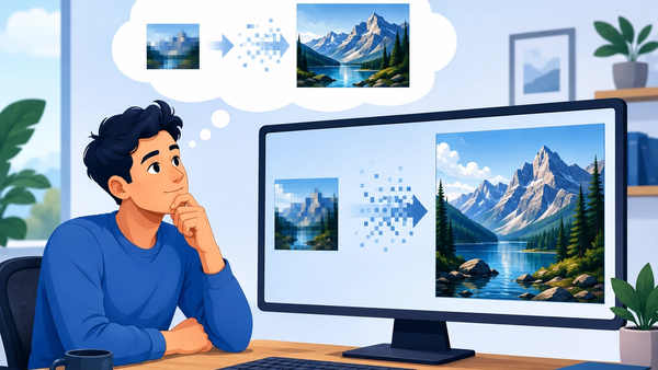 How to upscale image photo