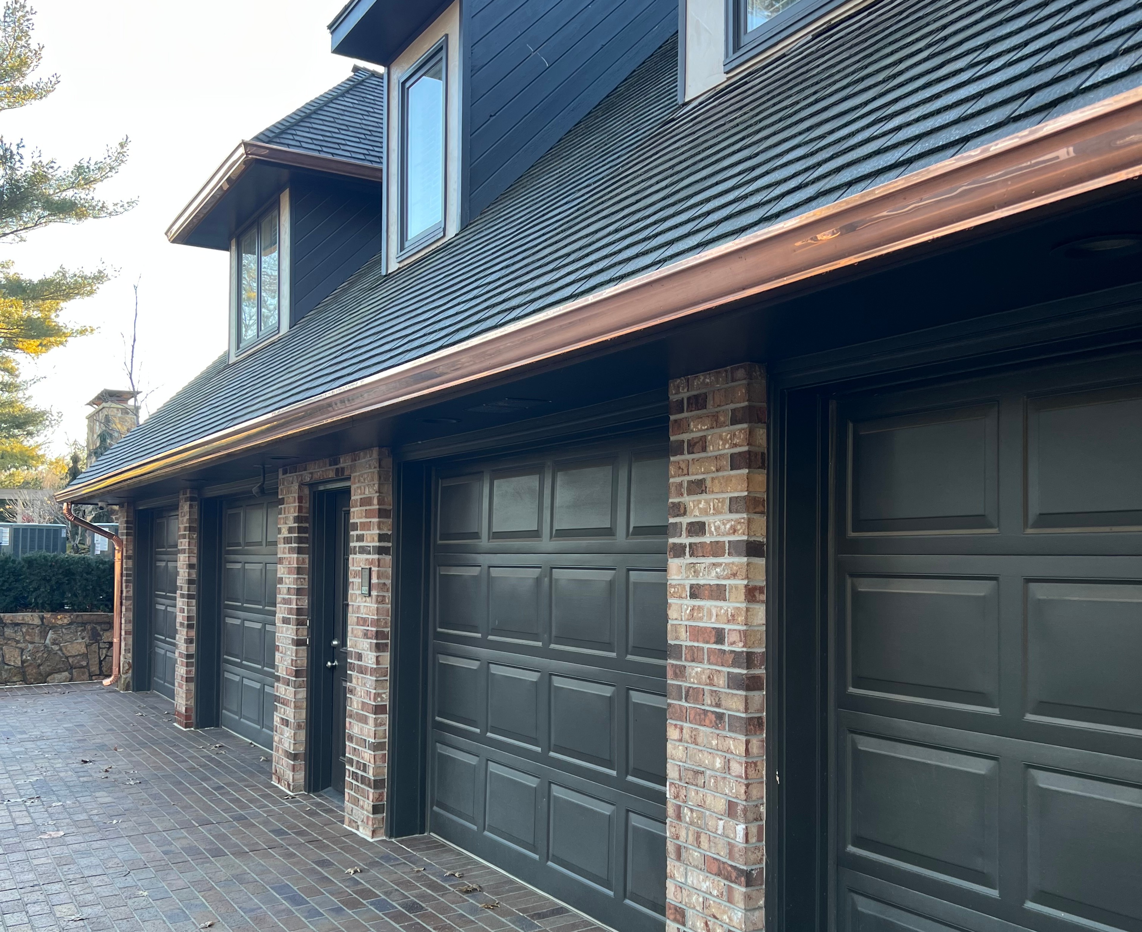 Residential Copper Gutter Fabrication and Installation