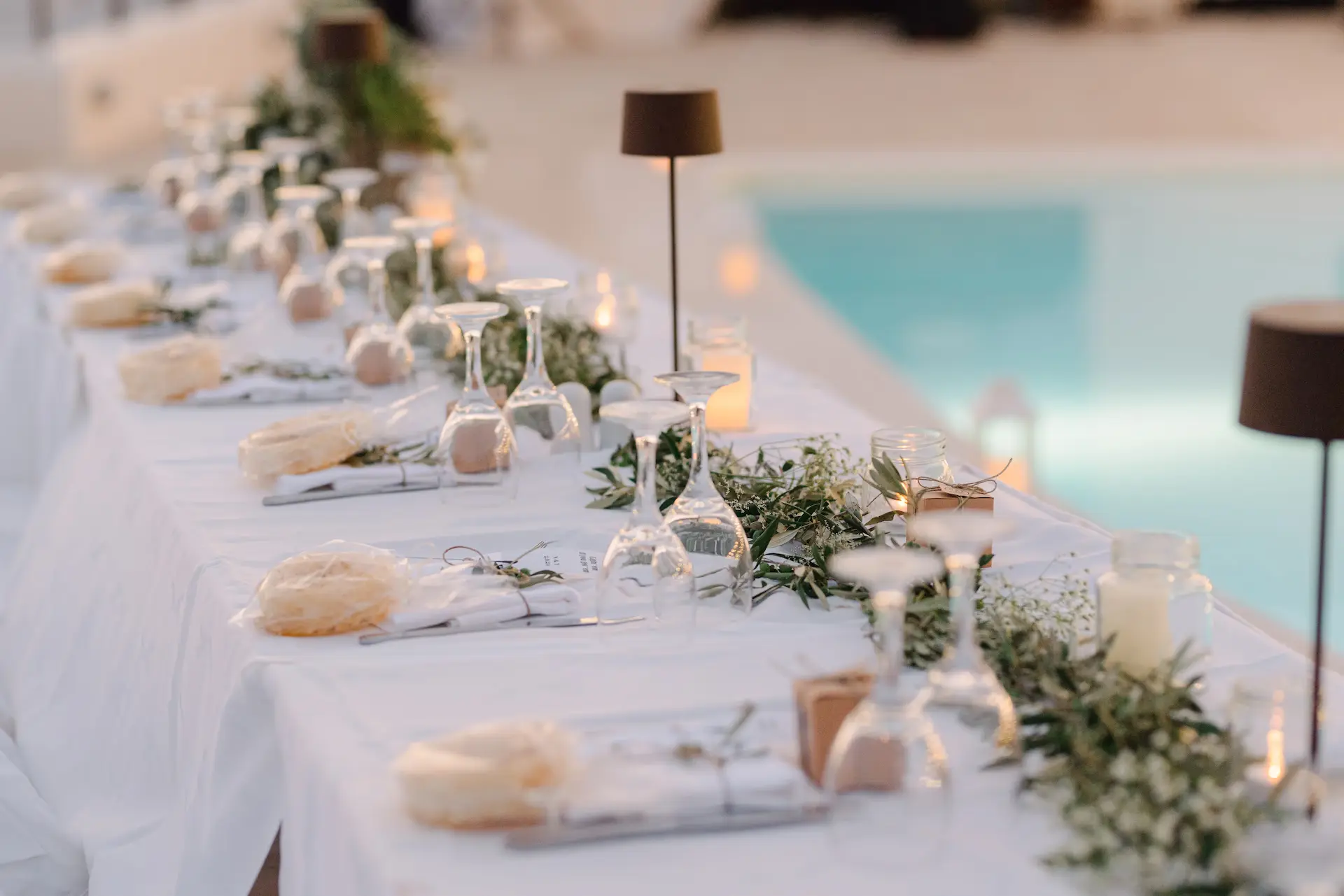 wedding table details