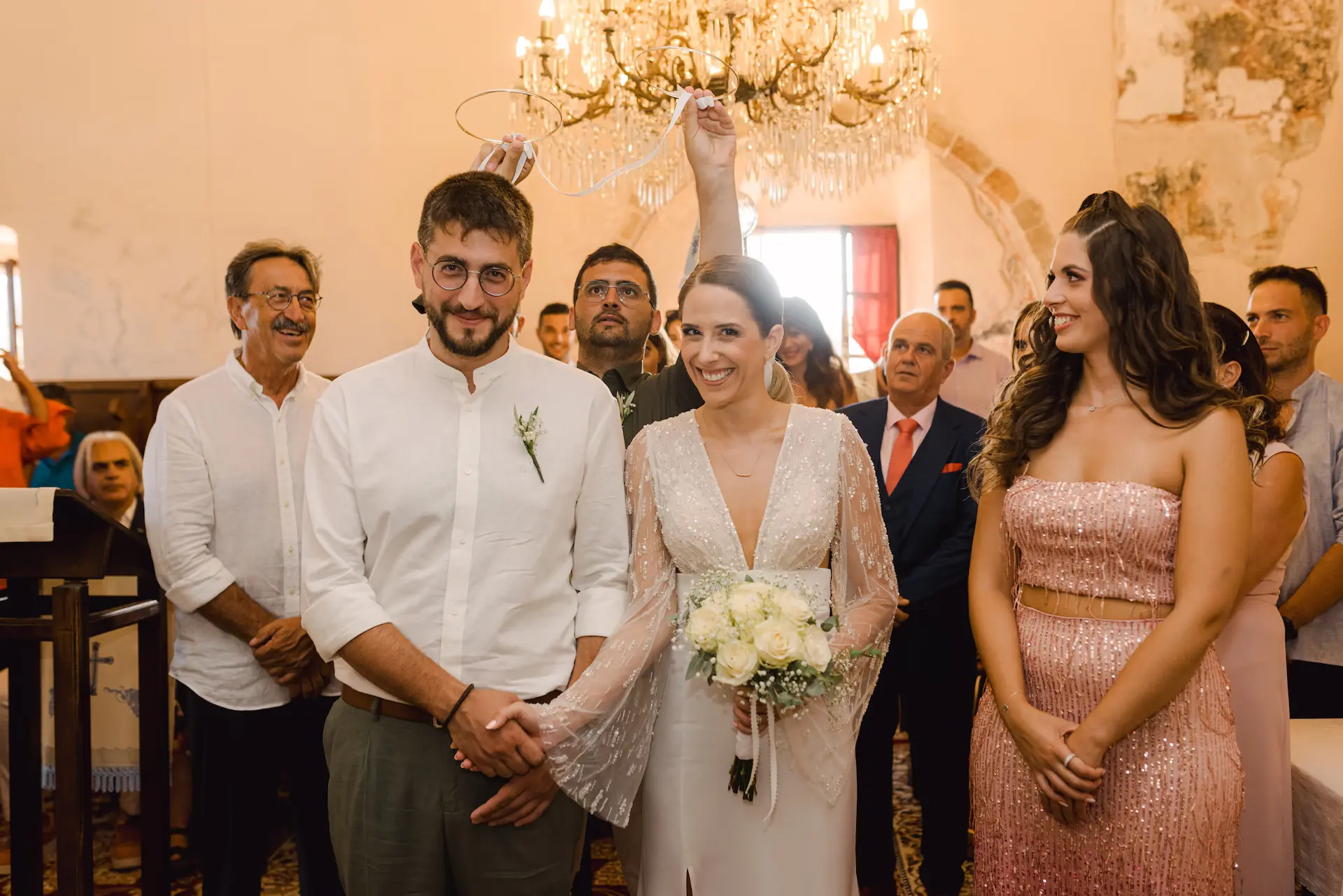 moment from the ceremony