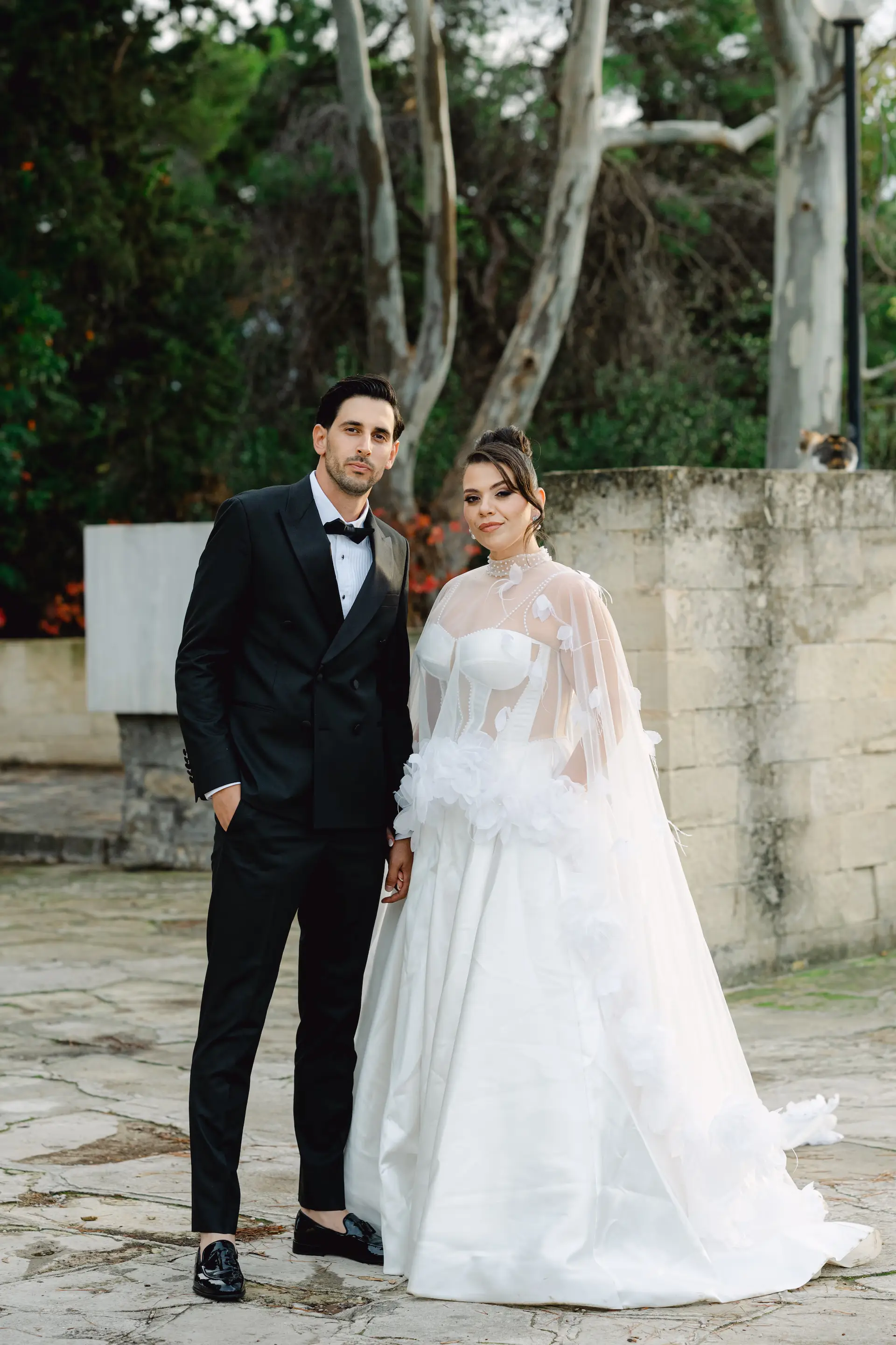 editorial photo of the couple during next day photoshoot