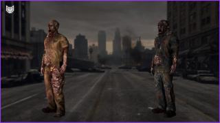 Worker, Worker Burnt zombie peds for FiveM