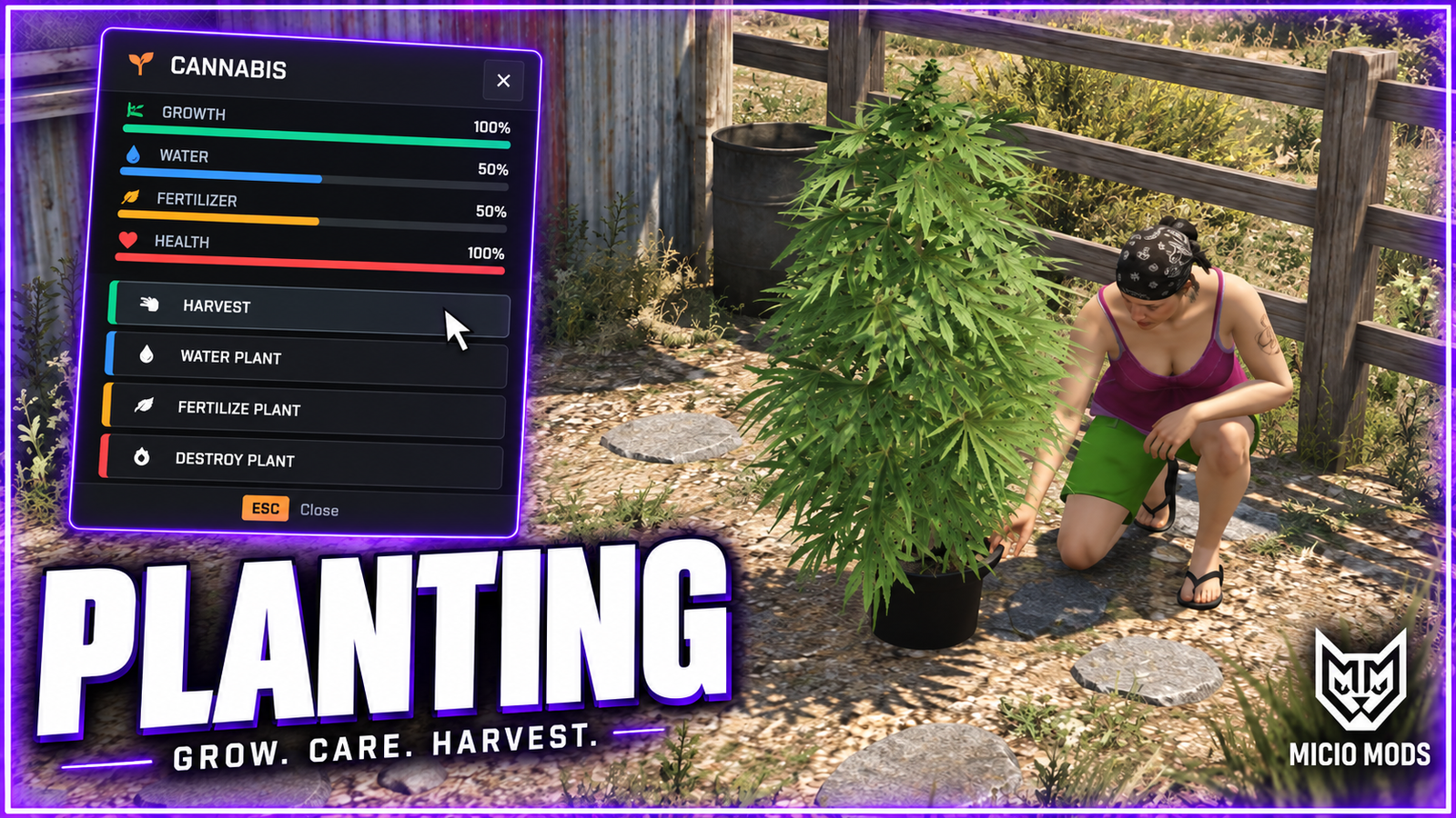 Planting | Open-World Farming with a Live Plant Designer