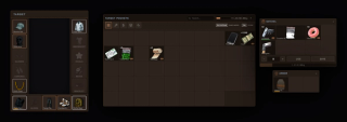 Searching another player: their worn clothing, pockets, bag and plate carrier can all be inspected and taken from