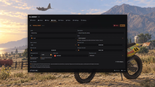 Configure a vehicle payload with its native opening, sealing and descent settings.