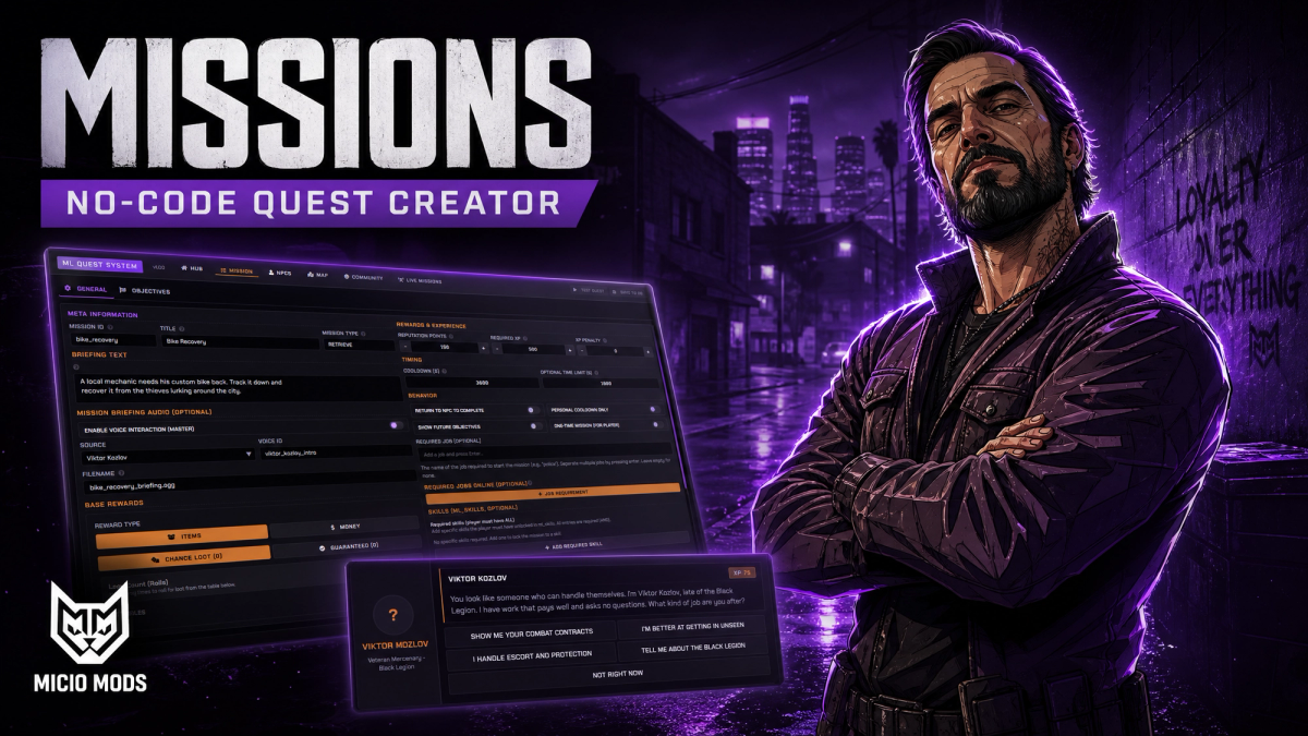 Quests System | Modular Mission Creator