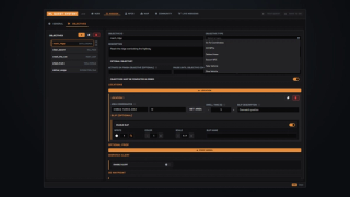 Objective type picker: twelve modules, event chaining and ordering