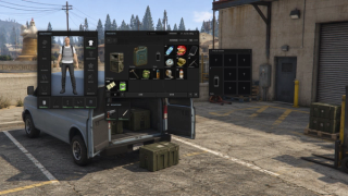 Native hidden loot search with one revealed item and remaining unknown slots