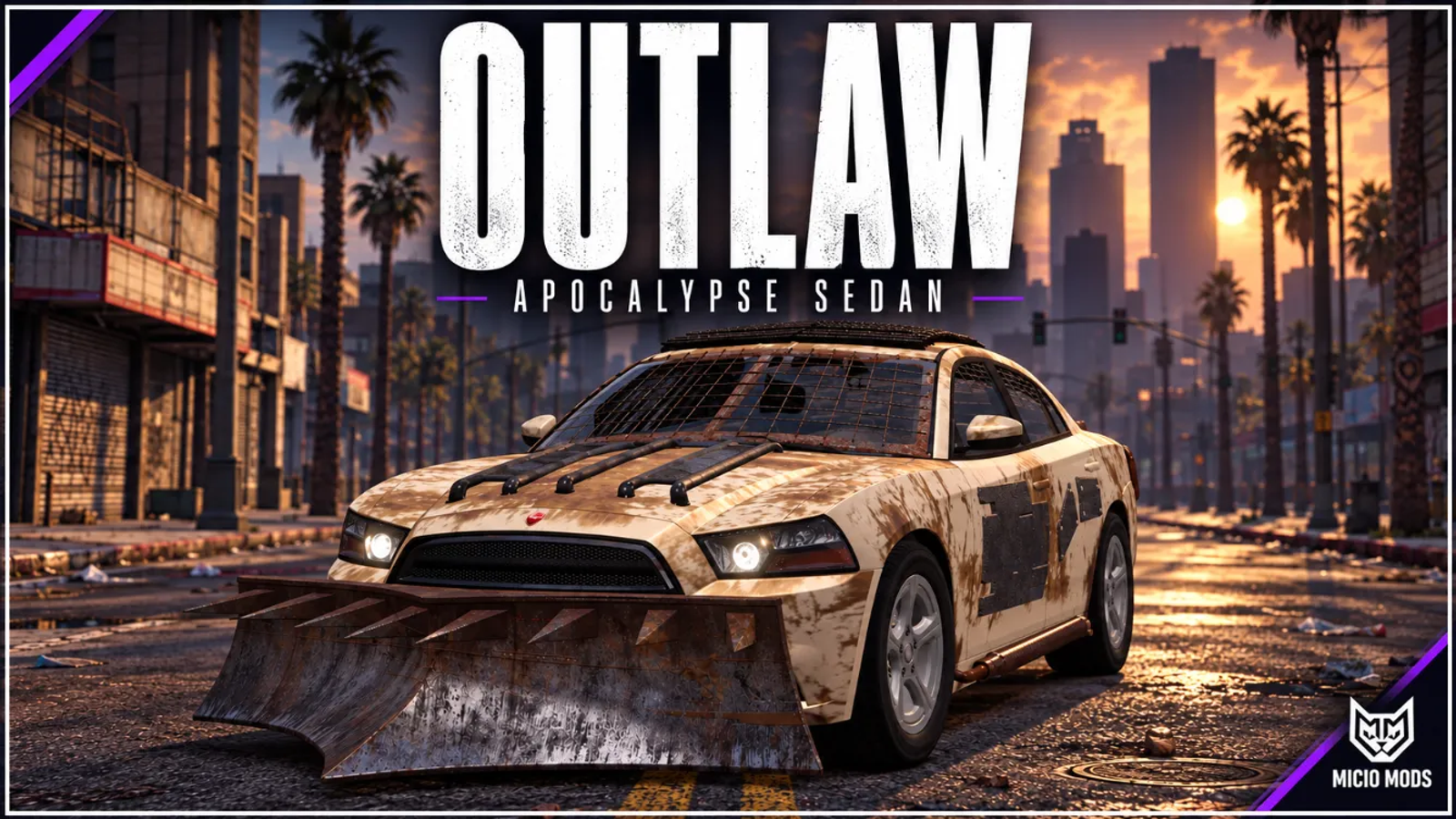 Outlaw apocalypse muscle sedan for FiveM