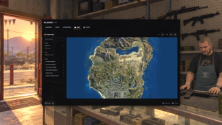 Trader map with status and shop filters.