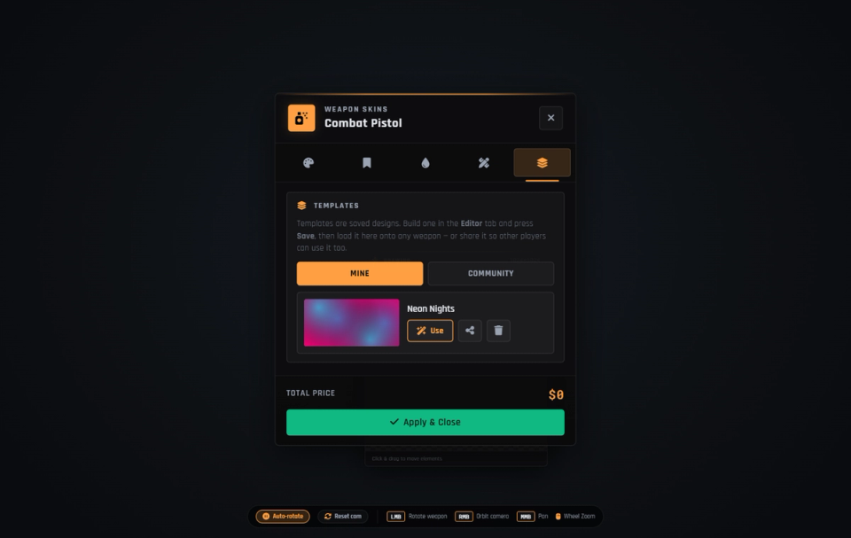Template Sharing and Moderation