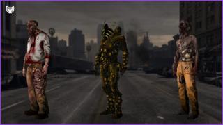 Civilian, Flytrap, Freak zombie peds for FiveM