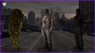 Tendril, Walker, Walker Burnt zombie peds for FiveM