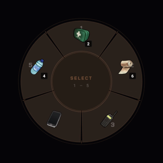 The radial item wheel, a GTA-style alternative to the flat hotbar