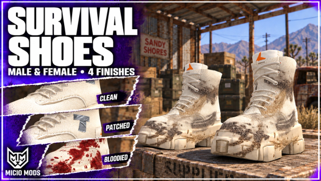 Survival Shoes | FiveM Clothing Pack