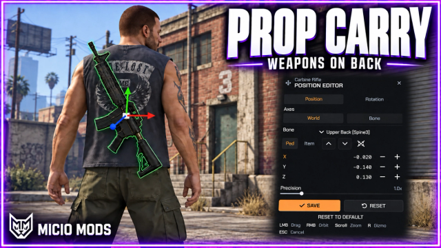 Prop Carry | Weapons On Back