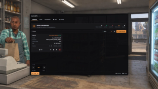 Admin workspace with adjustable UI scale, shown at 85%.