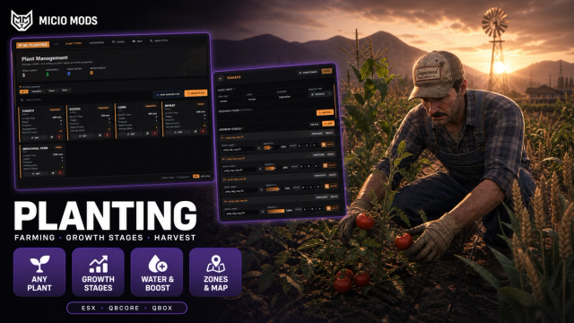 Planting | Open-World Farming with a Live Plant Designer