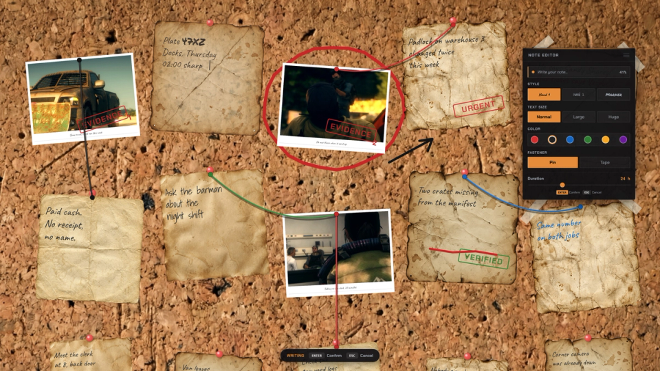 Write On The Paper Itself