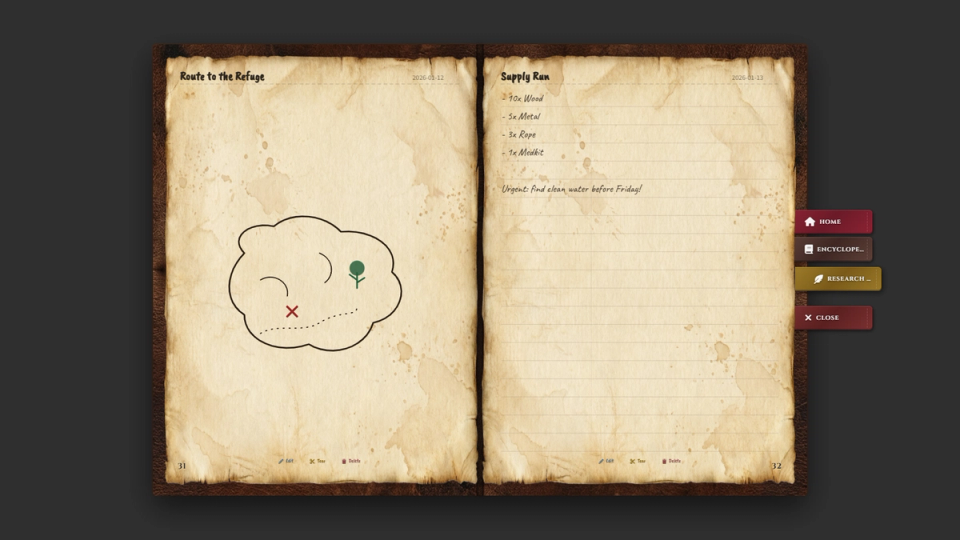 Notes and Drawings