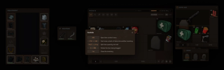 The built-in controls sheet listing right-click, quick move, split, rotate and close