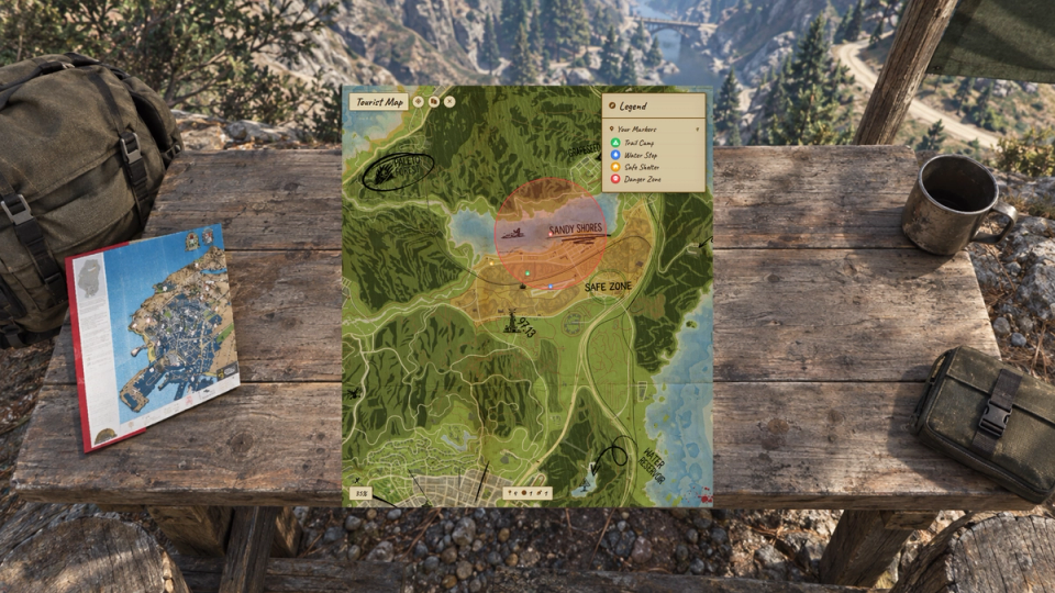 Interactive map in hand (DUI)