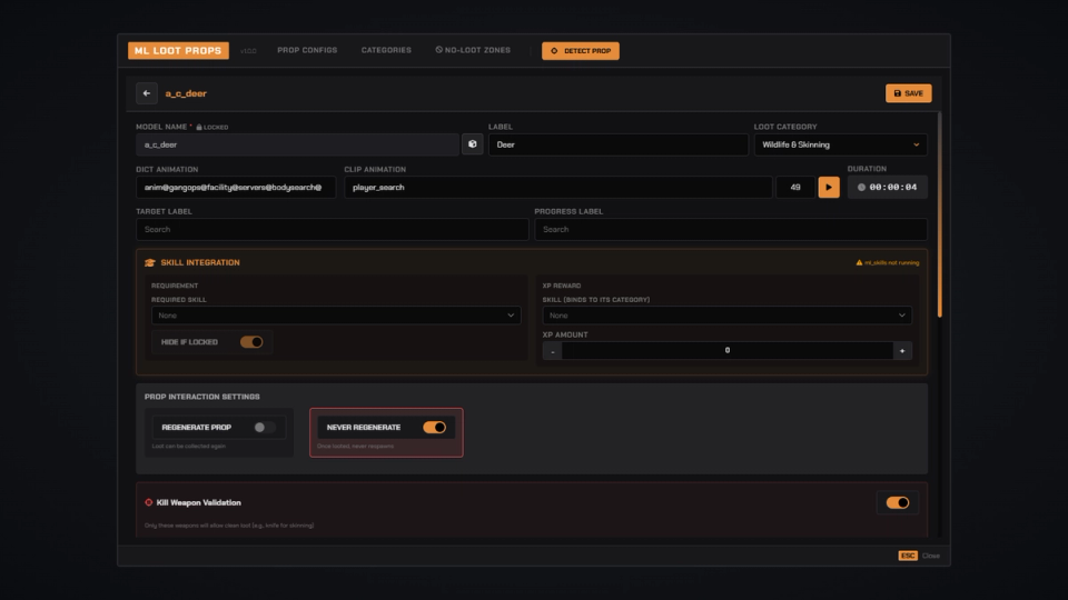 In-Game Builder