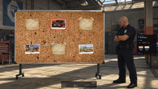 Choosing standard note paper or an evidence photo in three sizes