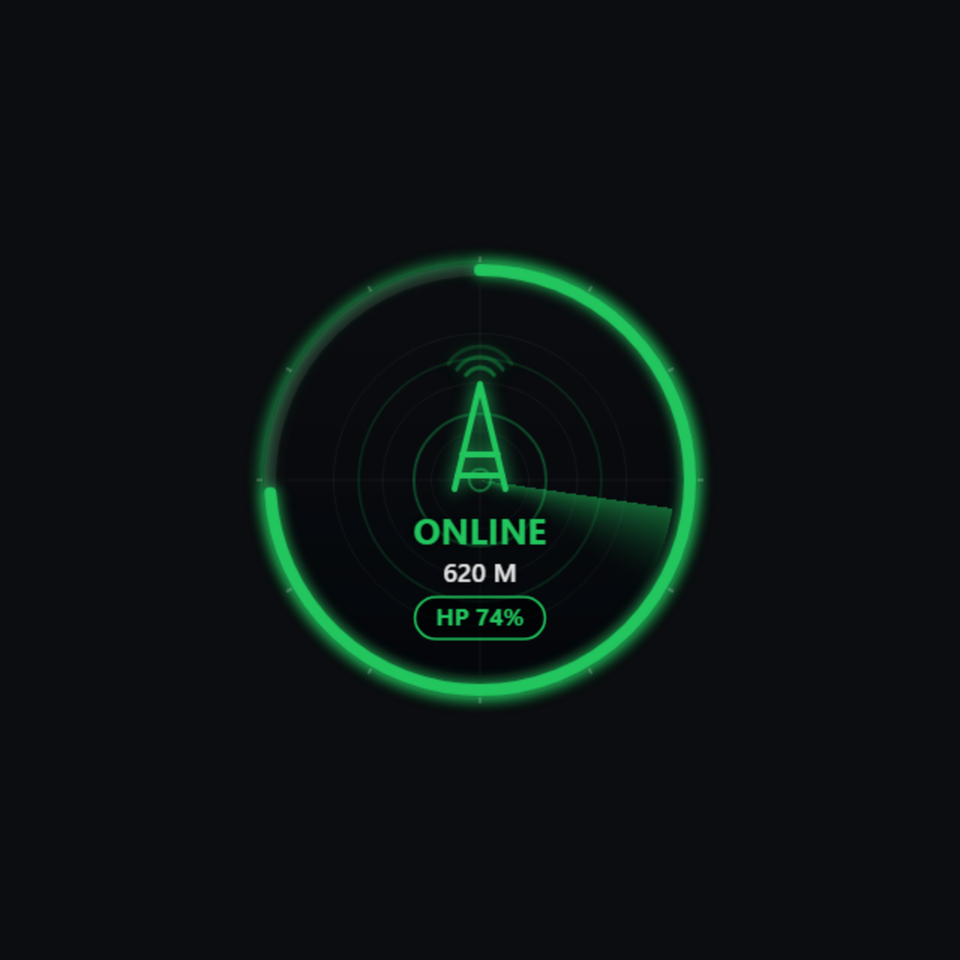 Status Screen On The Tower