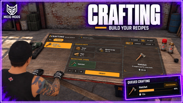 Crafting | Benches and Recipes