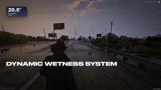 Wetness System and Rain Effect on Player