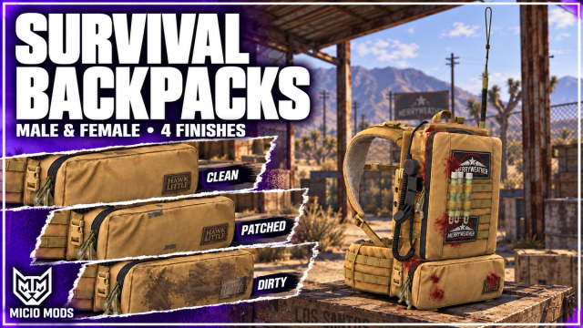 Survival Backpacks | FiveM Clothing Pack